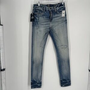 NWT PRPS Jeans Mens 30x33 Blue Cayenne Stretch‎ Super Skinny Fit $268